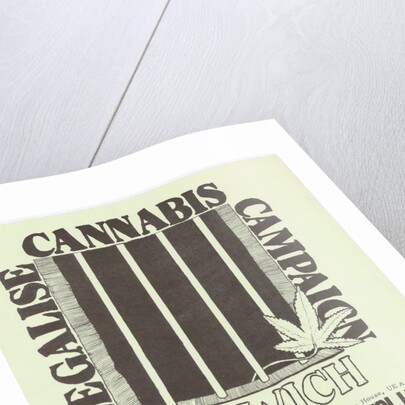 Legalise Cannabis Poster by Rokpool